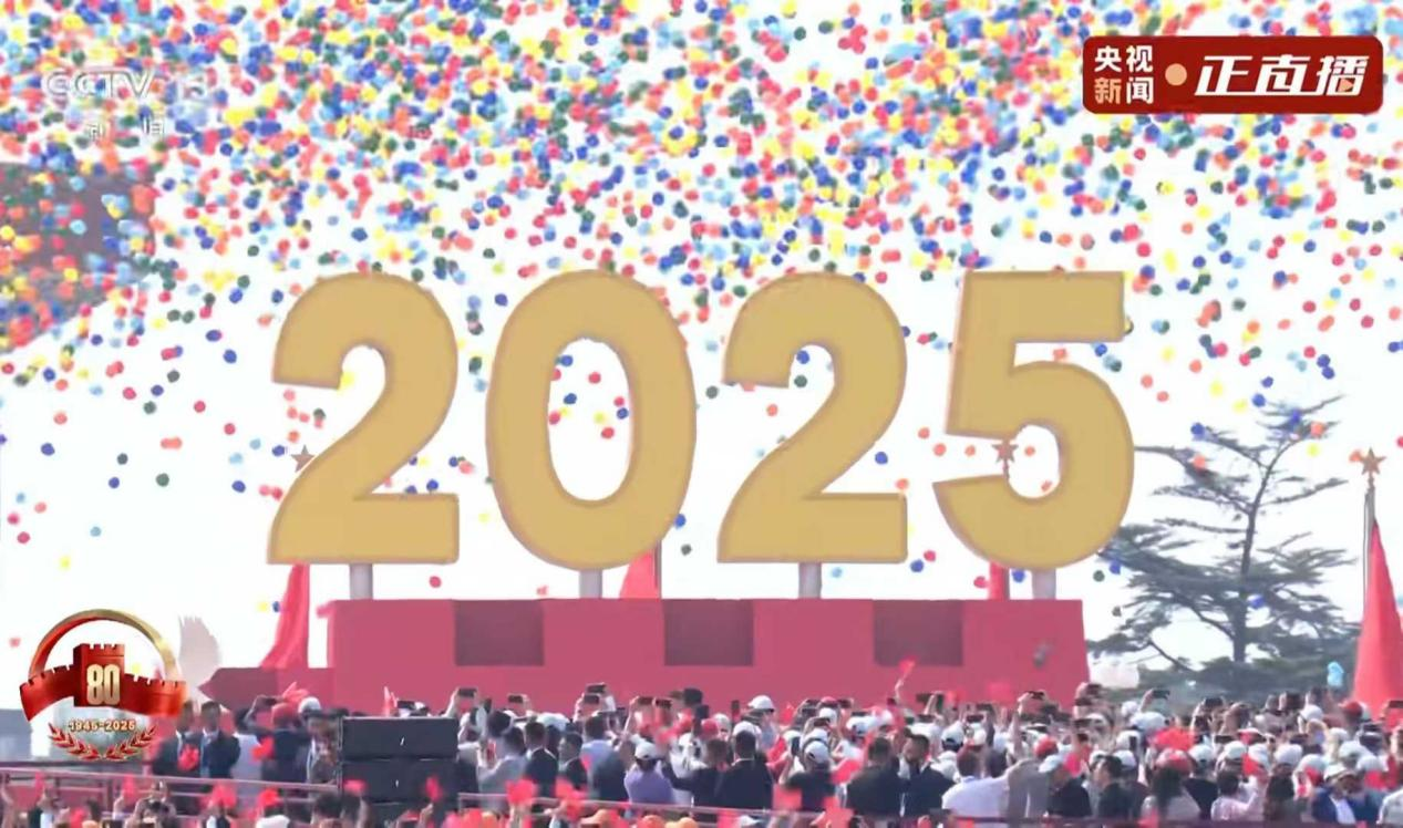 3 September 2025, parade militer China, balon balon lateks