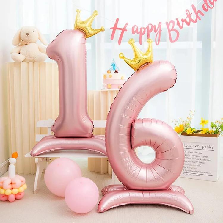 Balon Nomer Mahkota 42 Inch