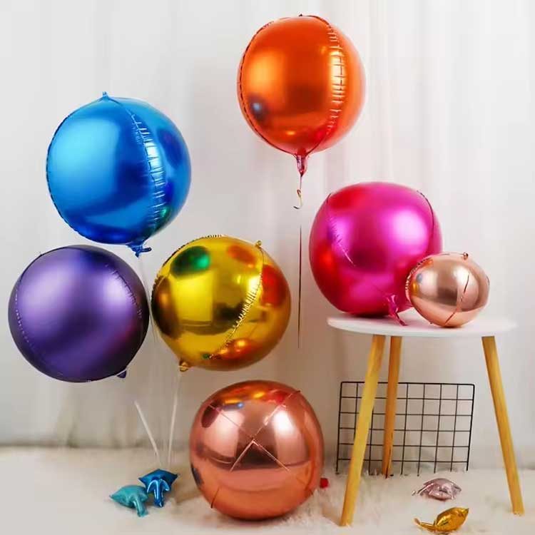 Balon Foil Bunder Warna 4D