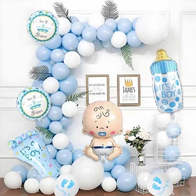 Baby Shower Balon Arch Dekorasi Set