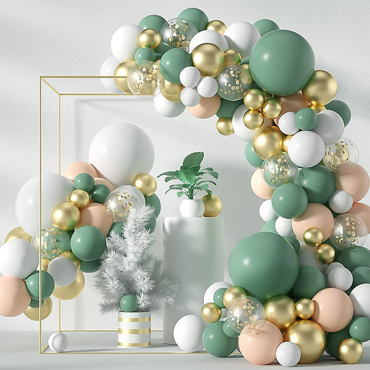 Baby Shower Sage Green Balon Garland Arch Kit