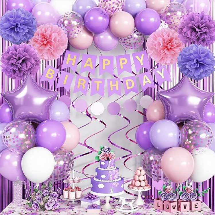 Kit dekorasi ulang tahun