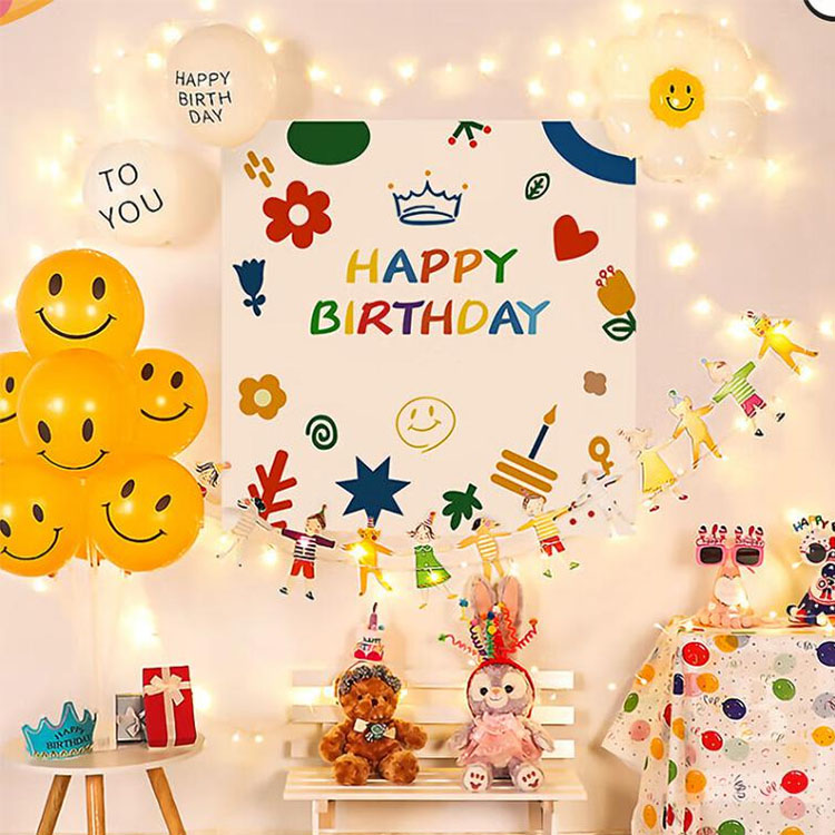 Birthday Series Balon Chain Arch Set