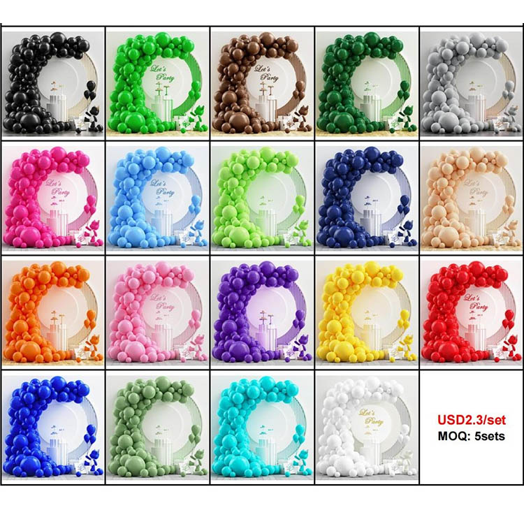 Lengkungan Balon Warna