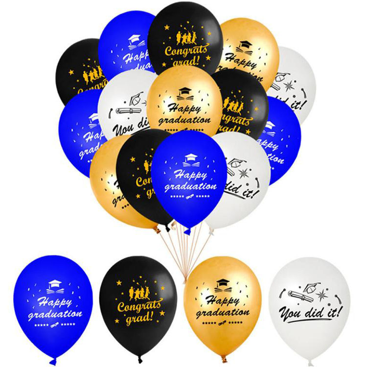 Balon Tema Pesta Sekolah Musim Wisuda
