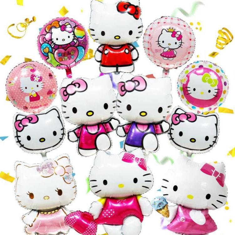 Balon Pesta Foil Dekorasi Hello Kitty