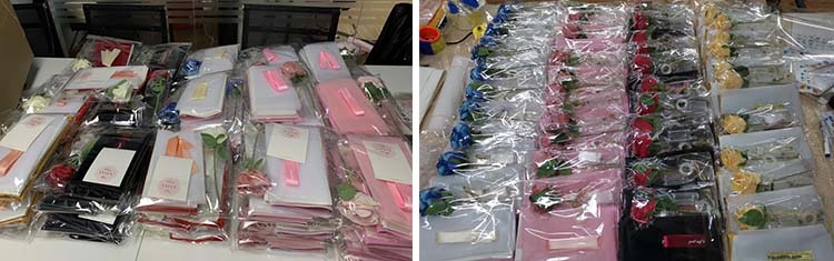 Bobo rose balloon set