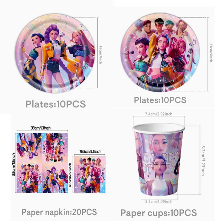 Devil Girl Group Plate Set China