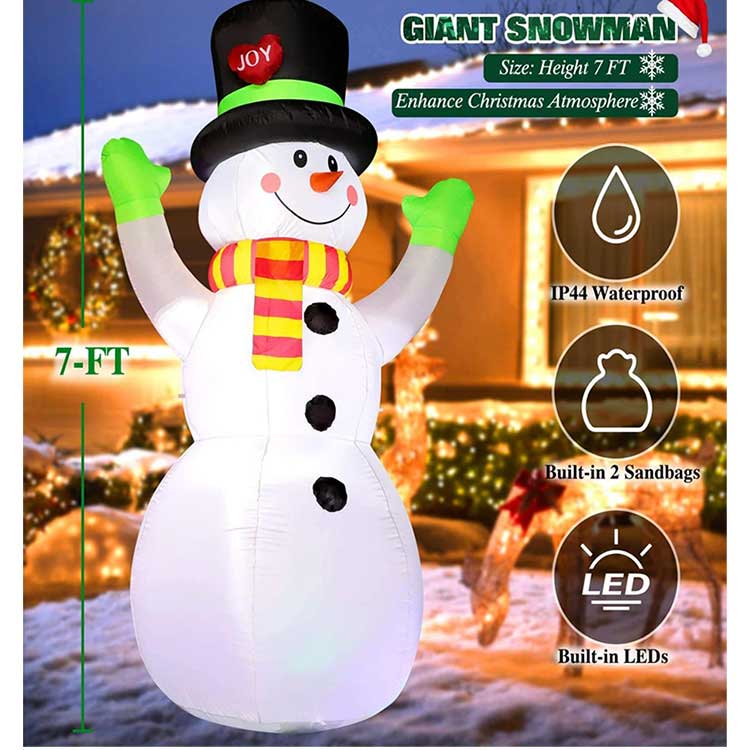 Inflatable Natal Snowman