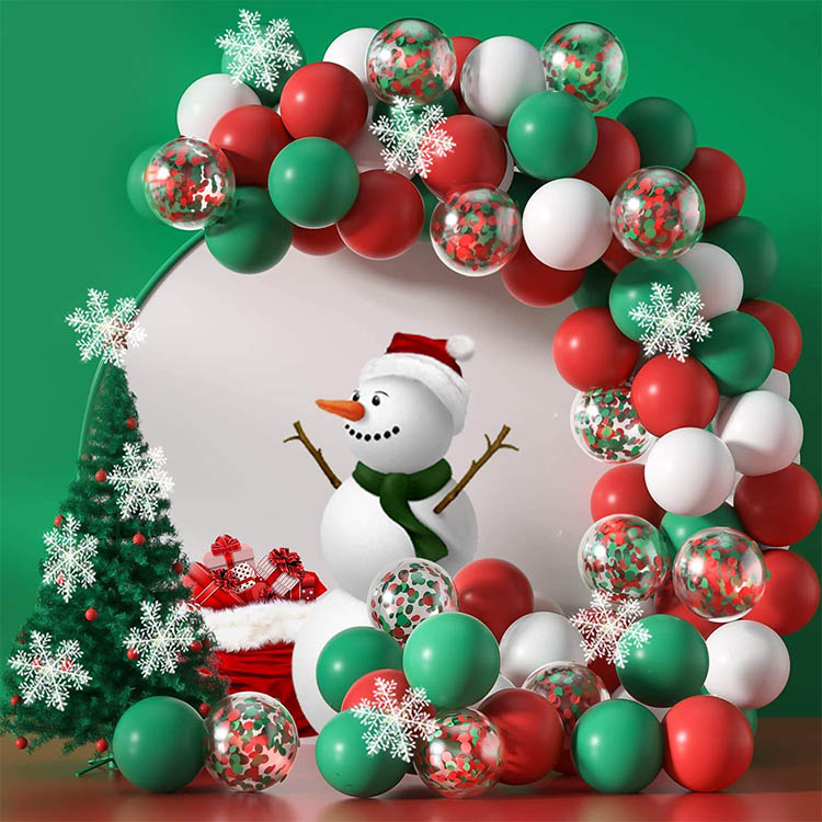 Merry Christmas Balon Arch Garland Kit