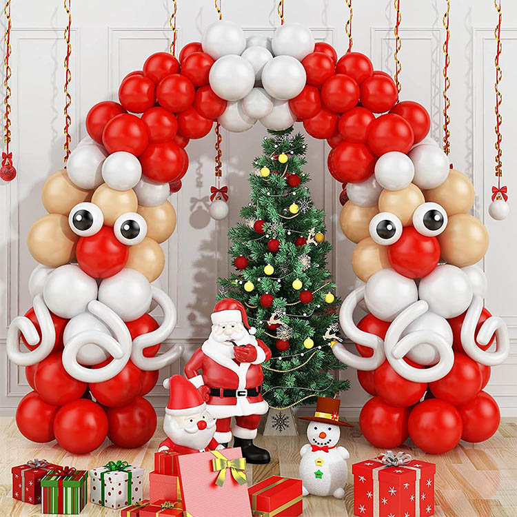 New Natal Party Lateks Balon Garland Arch Kit