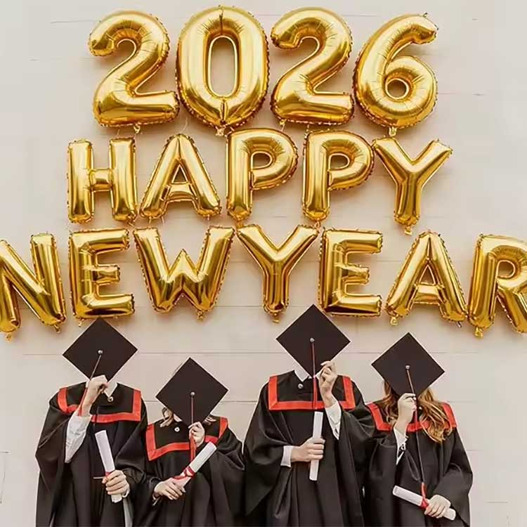 Set Balon Foil Taun Anyar