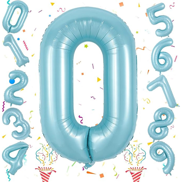 Balon Nomer Pastel