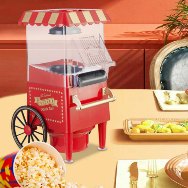 Retro Pushcart Popcorn Maker