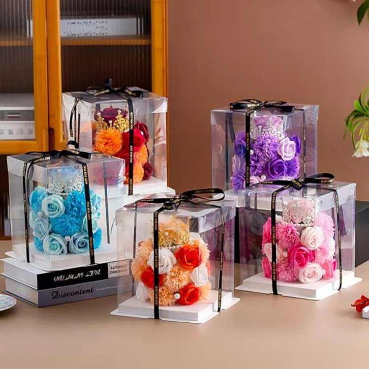 Kotak Hadiah Bunga Mawar