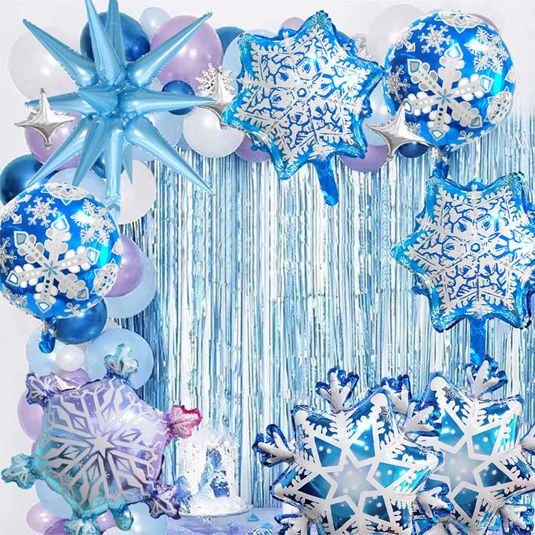 Balon Foil Snowflake