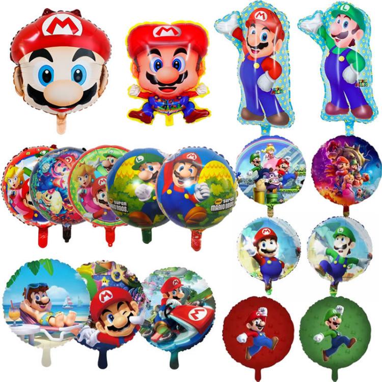Balon Foil Tema Super Mario