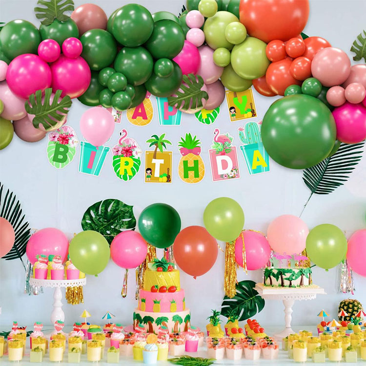 Paket Garland Balon Tropis