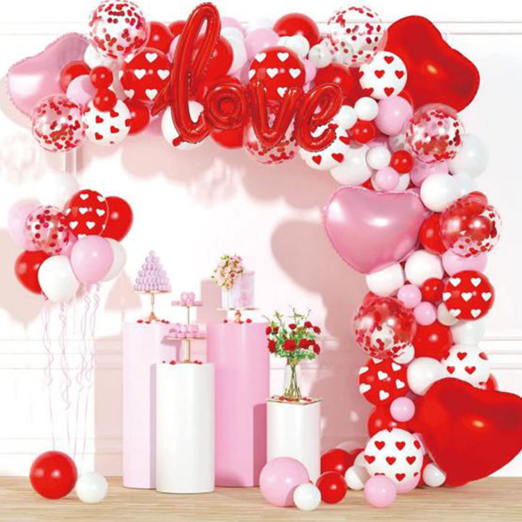 Balon Arch Valentine Day